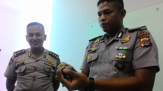 Ini batu mani gajah Rp 22 M yang ditemukan polisi Aceh lewat mimpi