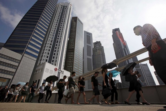 Ribuan warga Singapura rela antre hingga 2 km demi Lee Kuan Yew