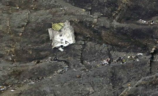 Ini kondisi kotak hitam Germanwings yang rusak pasca kecelakaan
