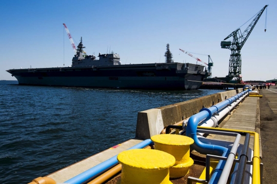 Megahnya Izumo, kapal perang terbesar Jepang penjaga wilayah Tokyo