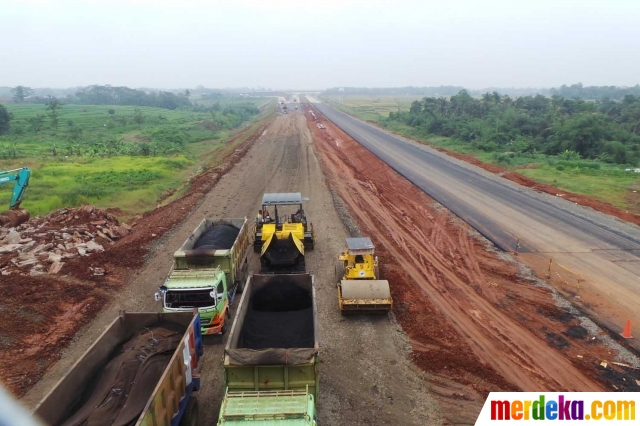 Foto : Menengok perkembangan proyek Jalan Tol Cikopo 