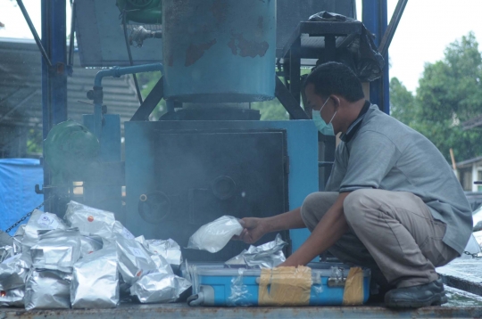 BNN musnahkan 50 Kg sabu dari negeri Tiongkok dan Nigeria