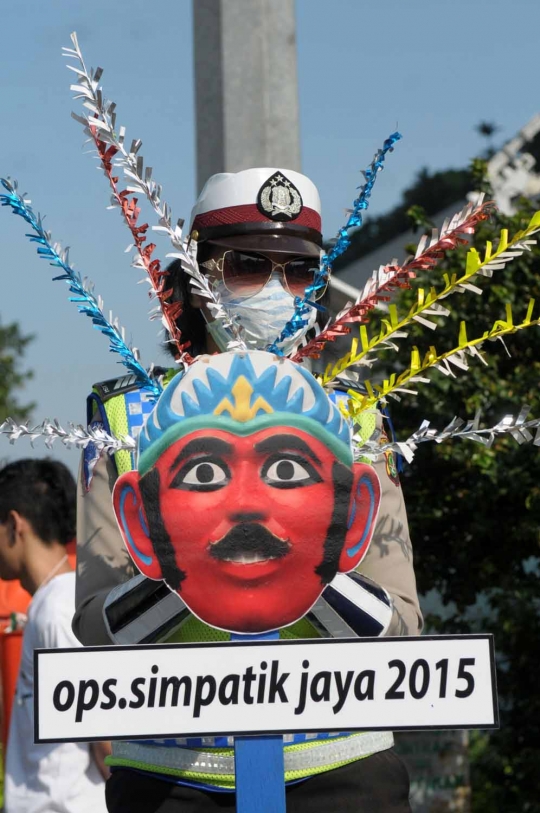 Operasi Simpatik Jaya 2015, Polwan beraksi di Car Free Day