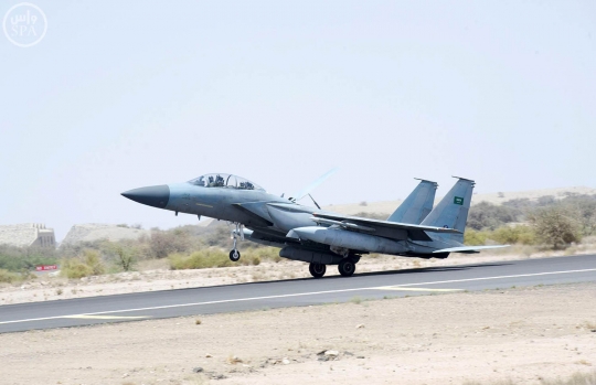 Ini jet tempur Arab Saudi pembombardir Yaman
