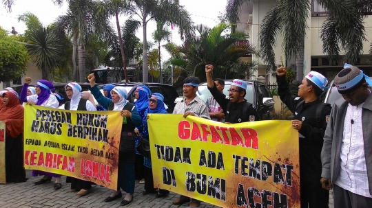 Geruduk PN Banda Aceh, Ormas Islam tuntut Gafatar dihukum berat
