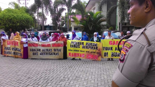 Geruduk PN Banda Aceh, Ormas Islam tuntut Gafatar dihukum berat