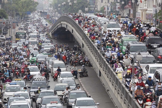 Parahnya kemacetan Hanoi hampir menyaingi Jakarta