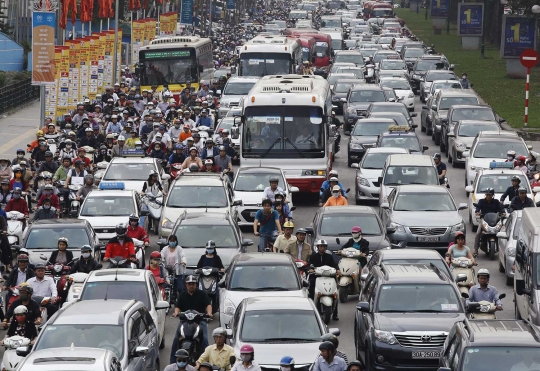 Parahnya kemacetan Hanoi hampir menyaingi Jakarta