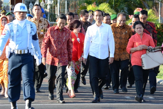 Gubernur Bali antar keberangkatan Jokowi-JK ke NTB