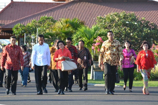 Gubernur Bali antar keberangkatan Jokowi-JK ke NTB