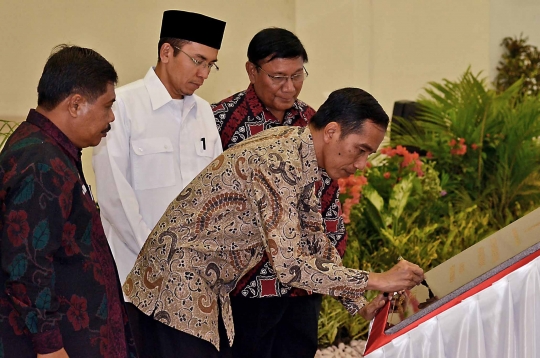 Presiden Jokowi resmikan Kampus IPDN Lombok Tengah