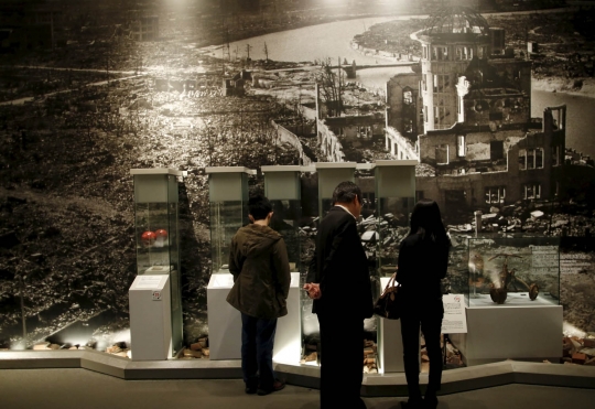 Mengenang hancurnya Jepang akibat bom atom AS di museum Hiroshima