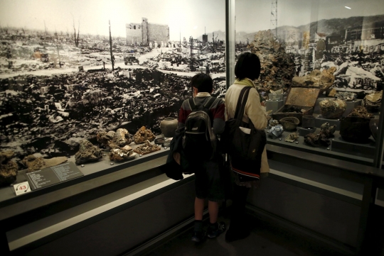 Mengenang hancurnya Jepang akibat bom atom AS di museum Hiroshima