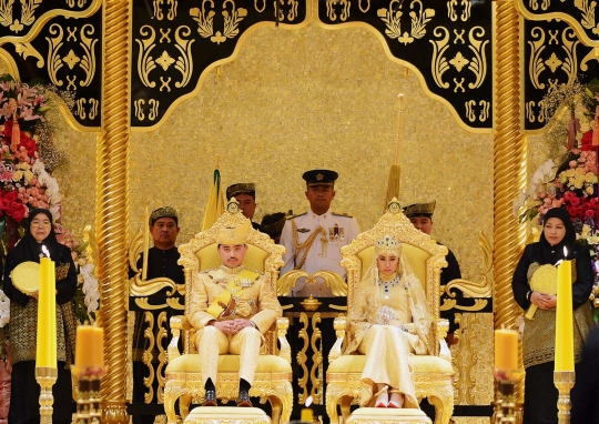 Ini pernikahan mewah putra Sultan Brunei yang bertabur emas