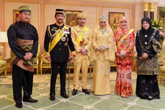 Ini pernikahan mewah putra Sultan Brunei yang bertabur emas