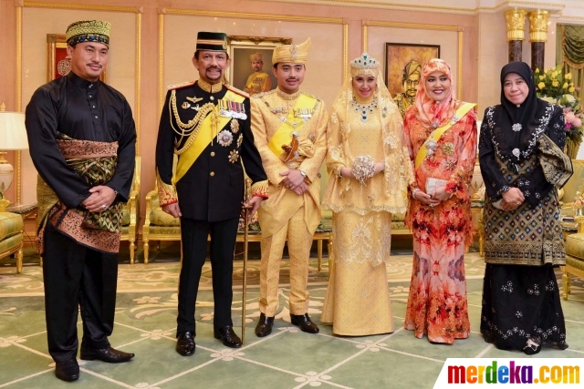 Foto Ini pernikahan mewah  putra Sultan  Brunei  yang 