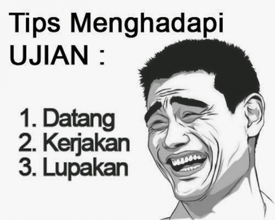 Ini meme Ujian Nasional yang bisa bikin ngakak terpingkal-pingkal