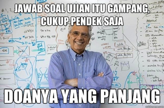 Ini meme Ujian Nasional yang bisa bikin ngakak terpingkal-pingkal