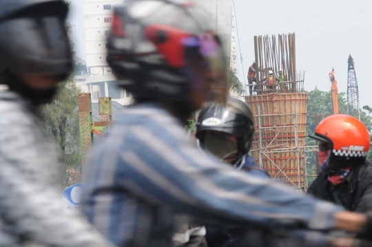 Proyek jalan layang STS Permata hijau masuki tahap pembuatan tiang