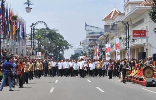 Jokowi tinjau persiapan Konferensi Asia Afrika di Bandung