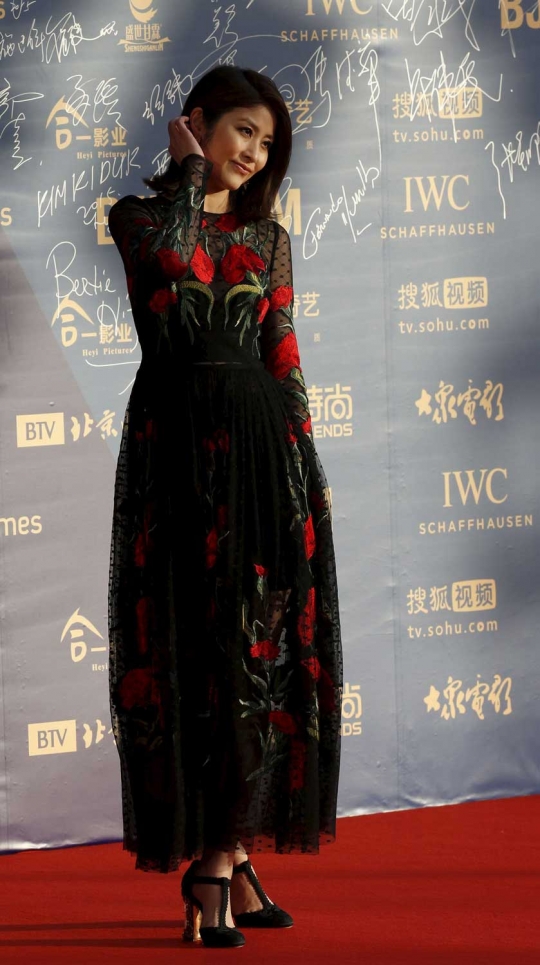 Pesona bintang cantik Asia di Festival Film Beijing International