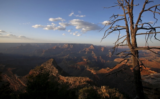 Menikmati keindahan ngarai dan tebing curam Grand Canyon