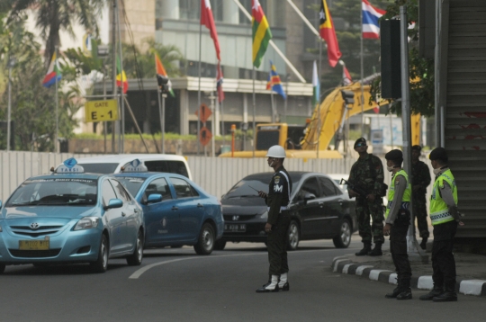 Geladi bersih pengawalan delegasi Konferensi Asia Afrika