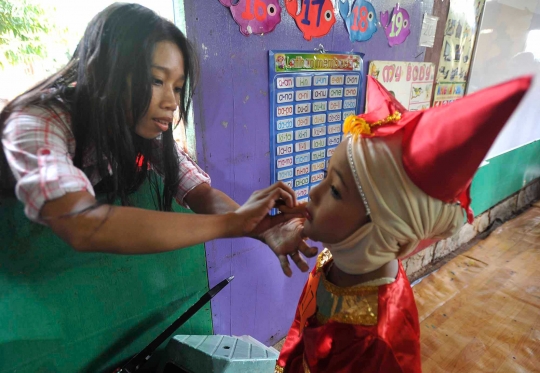 Lucunya anak-anak TK peringati Hari Kartini