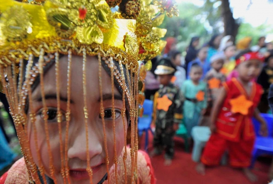Lucunya anak-anak TK peringati Hari Kartini