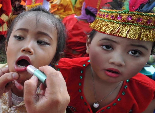 Lucunya anak-anak TK peringati Hari Kartini