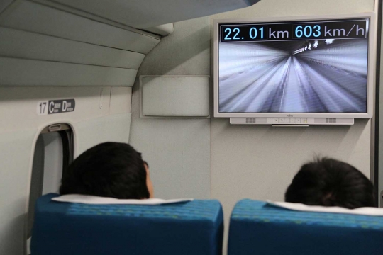 Ini Maglev, kereta Jepang yang kecepatannya 603 km per jam