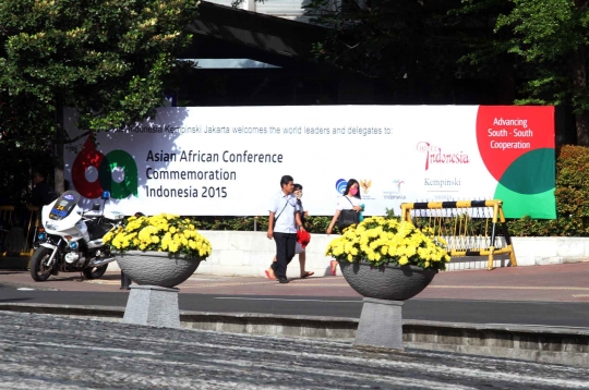 Konferensi Asia-Afrika, Sudirman-Thamrin sepi