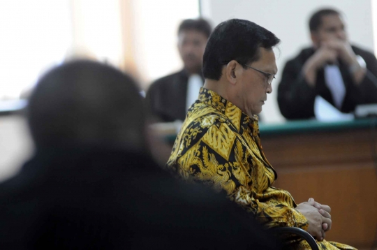 Divonis 5 tahun penjara, Didik Purnomo tertunduk lesu