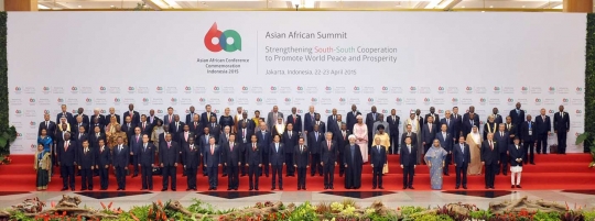 Melihat suasana pembukaan Konferensi Asia Afrika di Jakarta