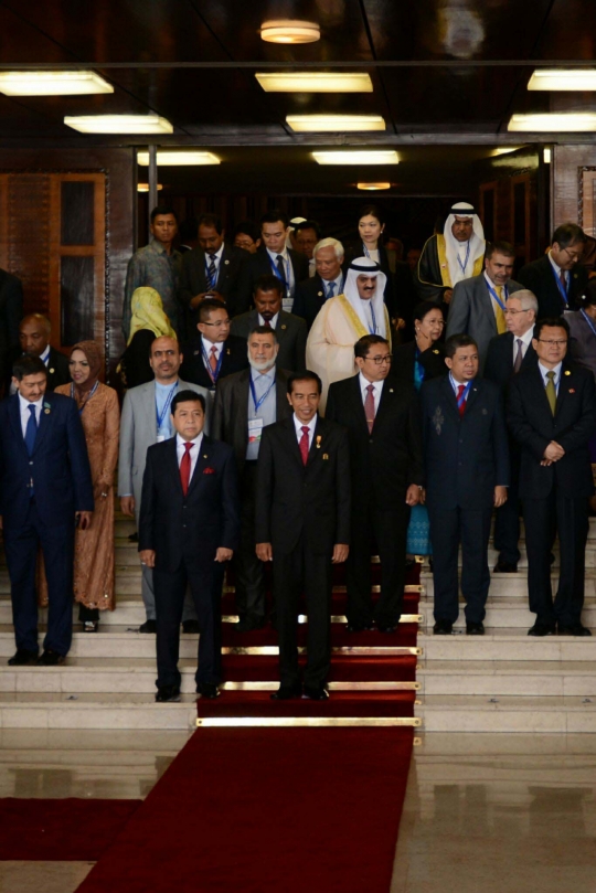 Presiden Jokowi buka Konferensi Parlemen Asia Afrika di Gedung DPR