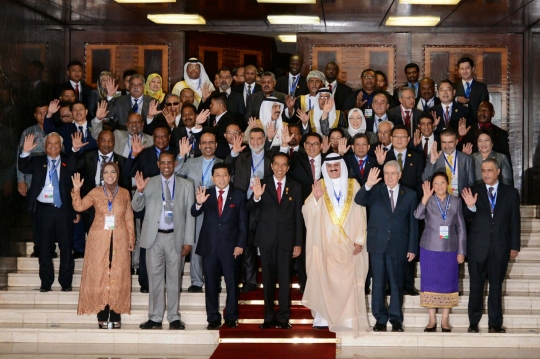 Presiden Jokowi buka Konferensi Parlemen Asia Afrika di Gedung DPR