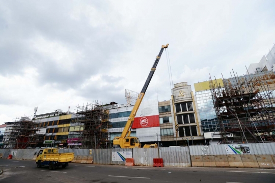 Proyek MRT di Blok M masuki tahap pembuatan tiang jalan layang