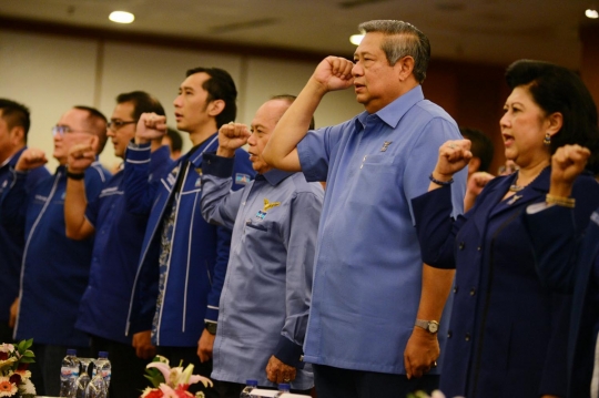 Hadiri Rapimnas IMDI, SBY imbau kader dukung pemerintahan Jokowi