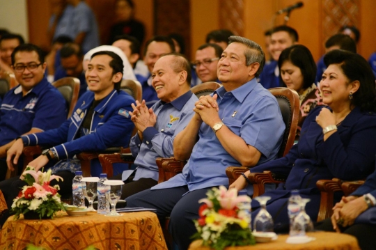 Hadiri Rapimnas IMDI, SBY imbau kader dukung pemerintahan Jokowi