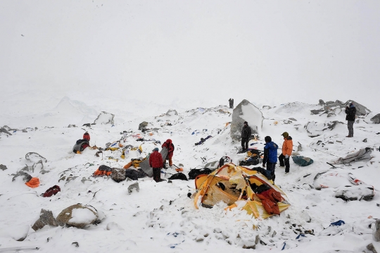 Longsor di Everest timbun kamp perkemahan, 17 pendaki tewas