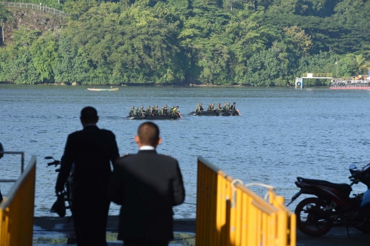 Jelang eksekusi mati, TNI susuri perairan Nusakambangan