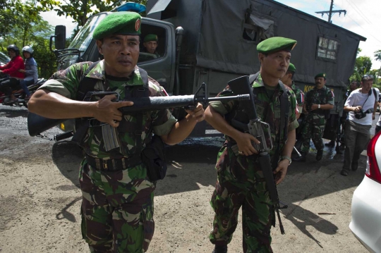 Jelang eksekusi mati, TNI susuri perairan Nusakambangan