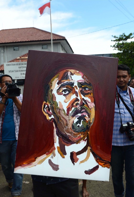 Ini lukisan terakhir terpidana mati Bali Nine yang bikin heboh