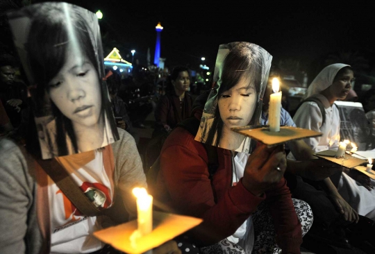 Aksi lilin tolak eksekusi Mary Jane di Istana Negara