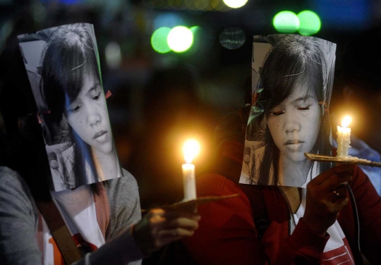 Aksi lilin tolak eksekusi Mary Jane di Istana Negara