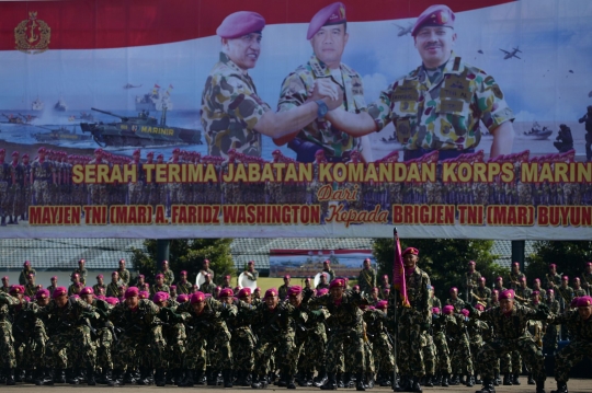 Kasal lantik Brigjen TNI Buyung Lalana jadi Komandan Korps Marinir