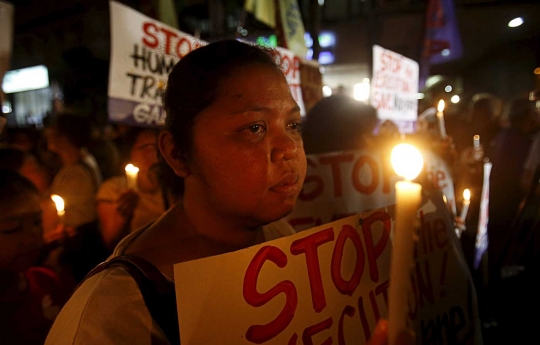 Tangisan warga Filipina meminta stop eksekusi Mary Jane