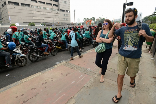 May Day, puluhan ribu buruh longmarch ke Istana