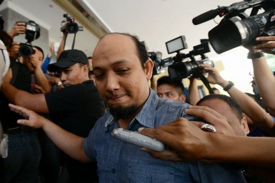 Novel Baswedan tiba di Bareskrim