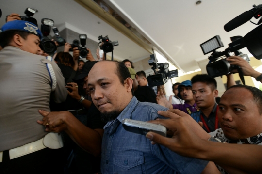 Novel Baswedan tiba di Bareskrim